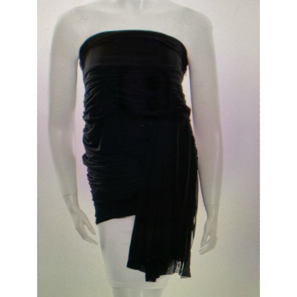 NWT Jay Ahr medium strapless, ruched black top